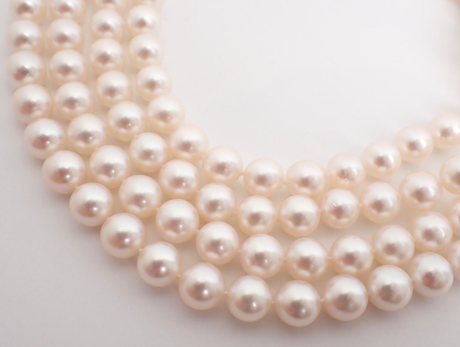 田崎(タサキ) アコヤパールロングネックレス SV925 95.7g 真珠  