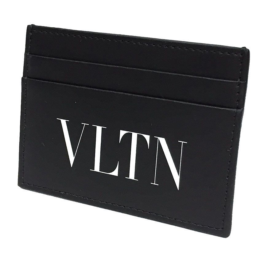 Valentino ヴァレンティノ VLTN カードケース 名刺入れ ブラック 黒 美