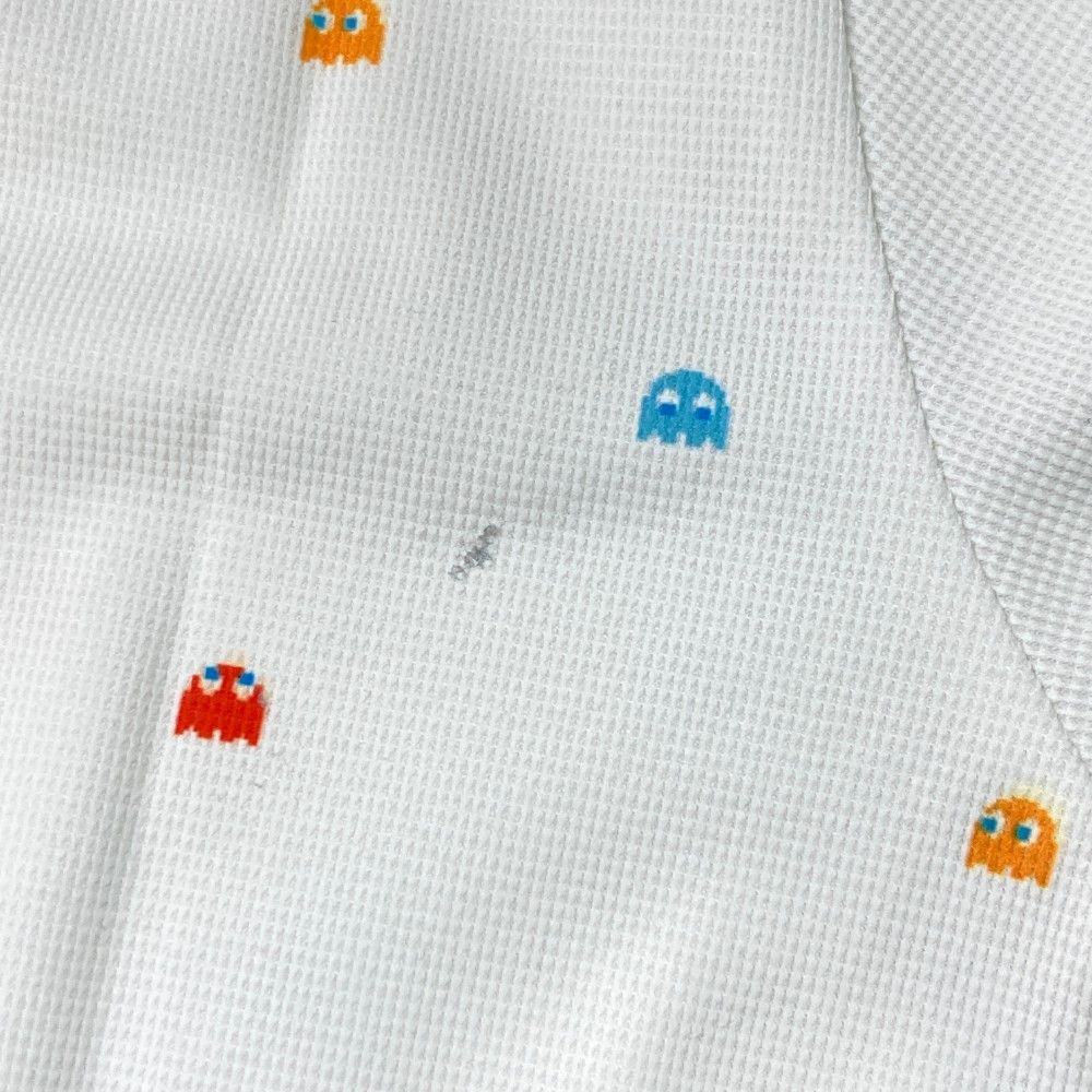 サイズ：1 JACK BUNNY ジャックバニー ×PAC-MAN 半袖ポロシャツ 総柄