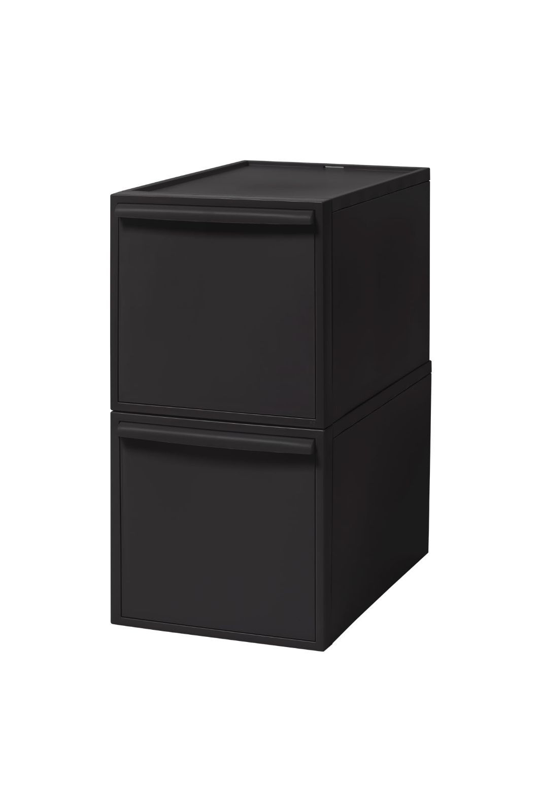 山善 収納ボックス 3個組 L(30cm) 奥行53cm 中が透けない 収納ケース