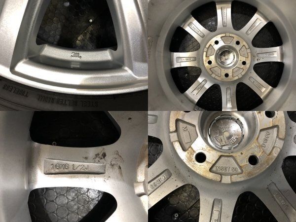 DUNLOP WM03 215/60R16】スタッドレス【MACBES MB8 16インチ 6.5 