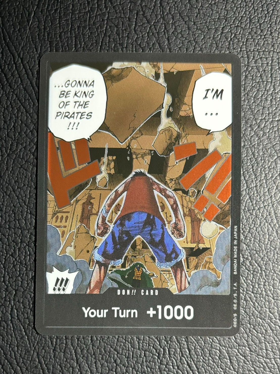 未開封ドンカード　ルフィvsクロコダイル　10枚　英語版 状態A-〕ドン!!カード(英語版/…WILL YOUR CEILING GO?!!/ルフィVS