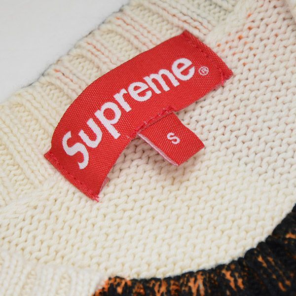 Supreme Nate Lowman Sweater White Supreme - Supreme Nate Lowman