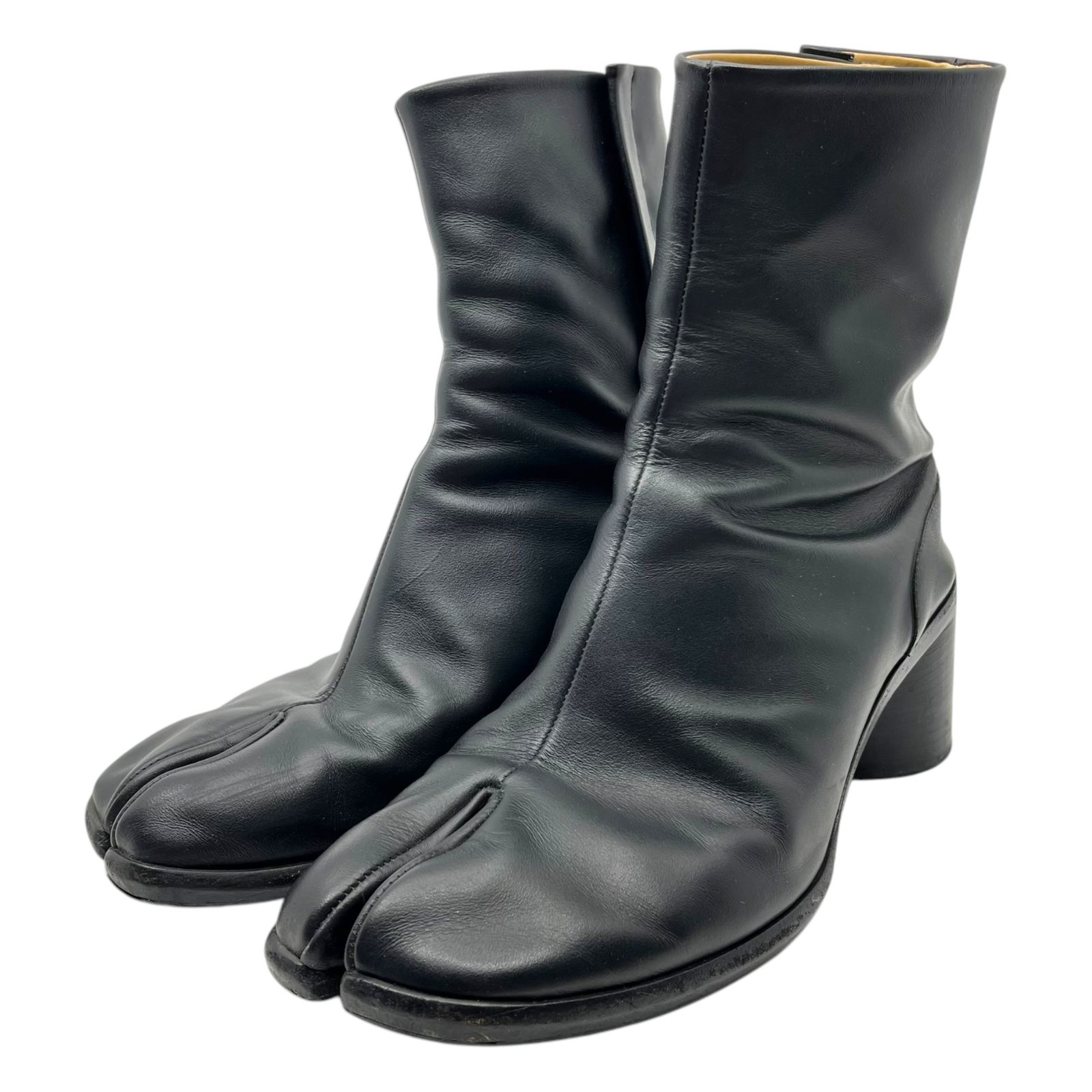 Maison Margiela マルジェラ　デストロイ加工ブーツ　21ss MAISON MARGIELA(メゾンマルジェラ) 21SS SMOOTH LEATHER TABI
