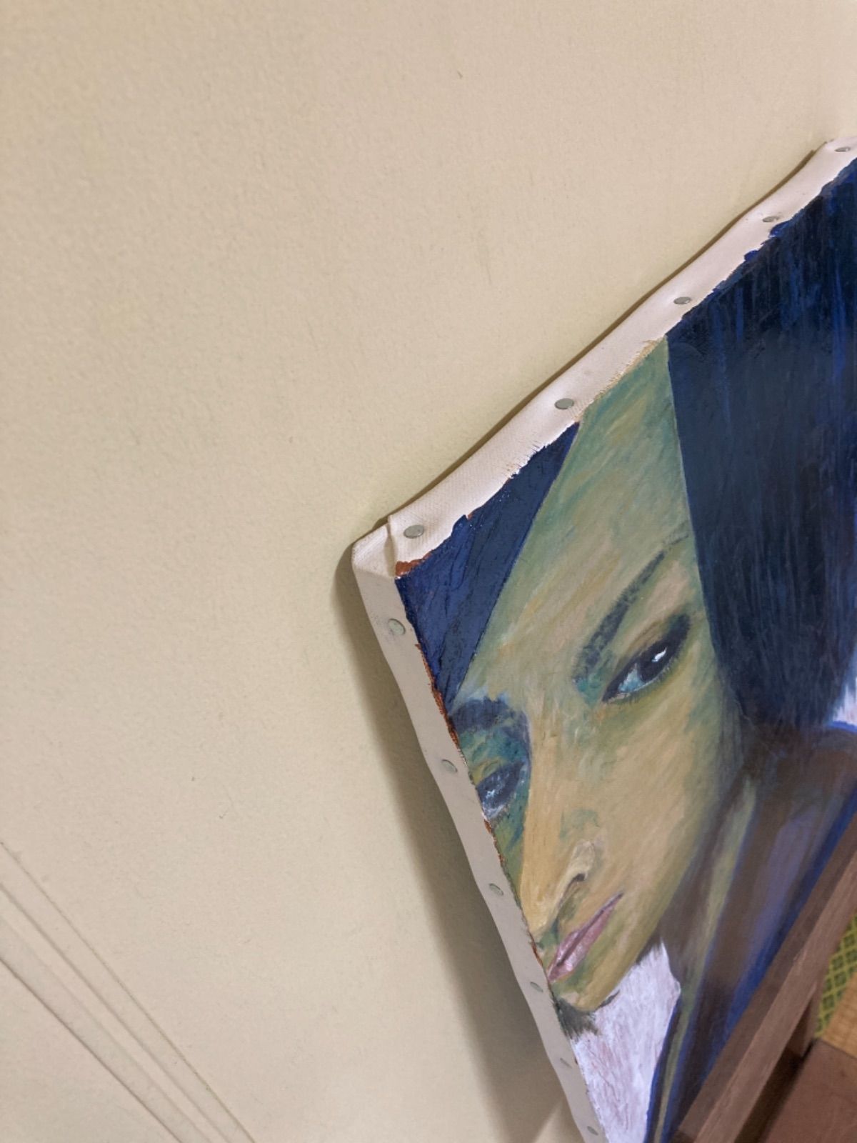 油彩画 「眼差し2」