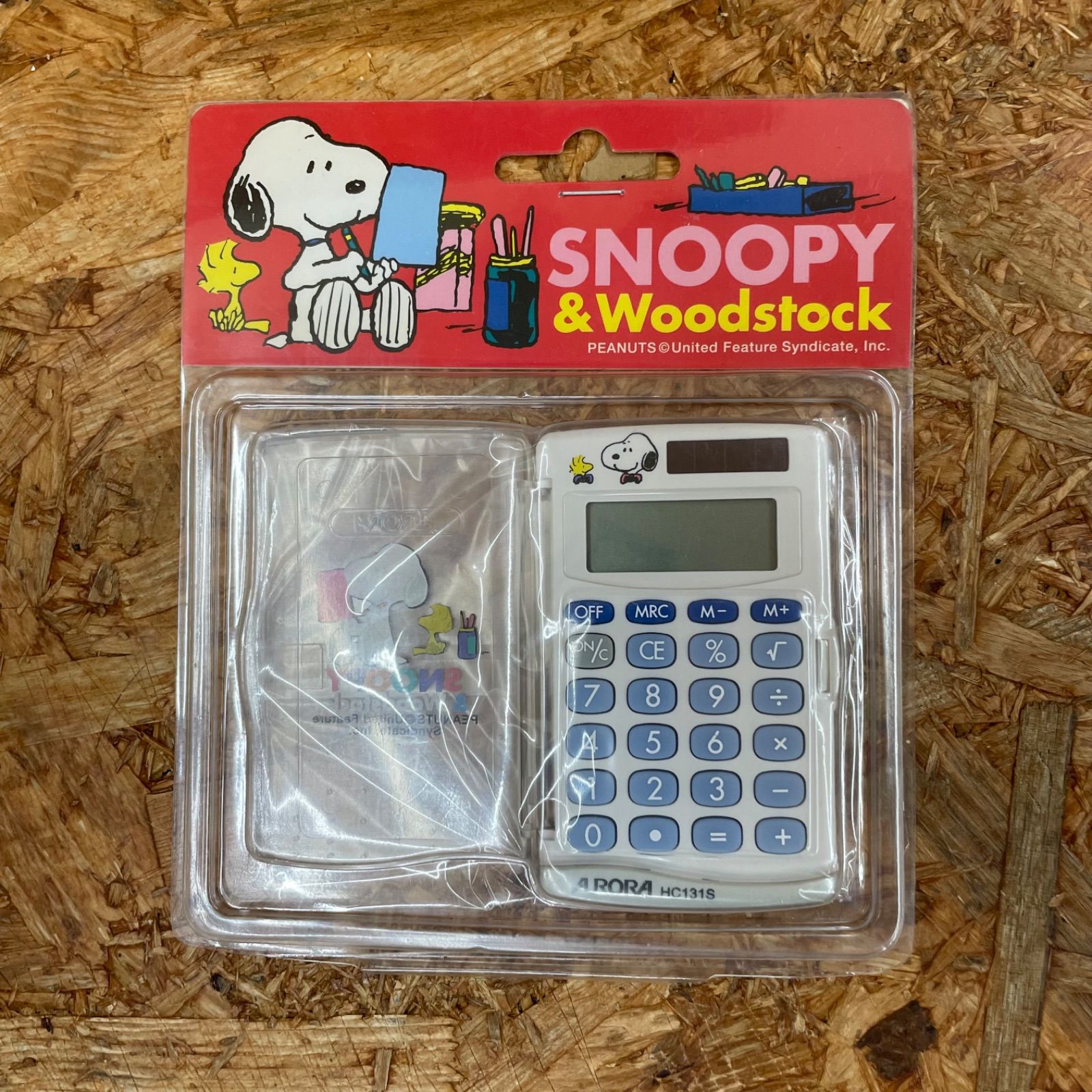 デッドストック AURORA製 SNOOPY&Woodstock 携帯型 デュアル パワー電卓 スヌーピー ウッドストック PEANUTS オーロラ  昭和レトロ 平成レトロ 未使用 未開封 ヴィンテージ ビンテージ VINTAGE - メルカリ