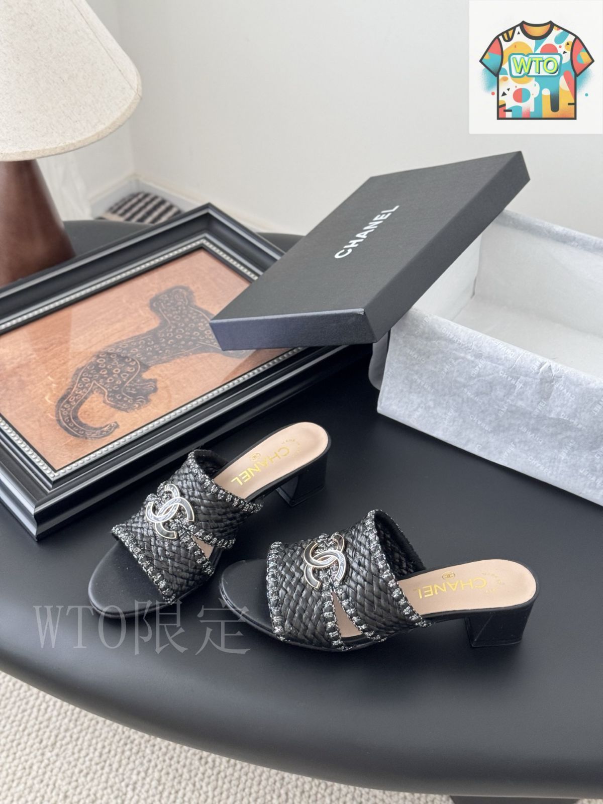 未使用品 CHANELスリッパです(^^) Chanel 27P 椿スリッパ08 - メルカリ