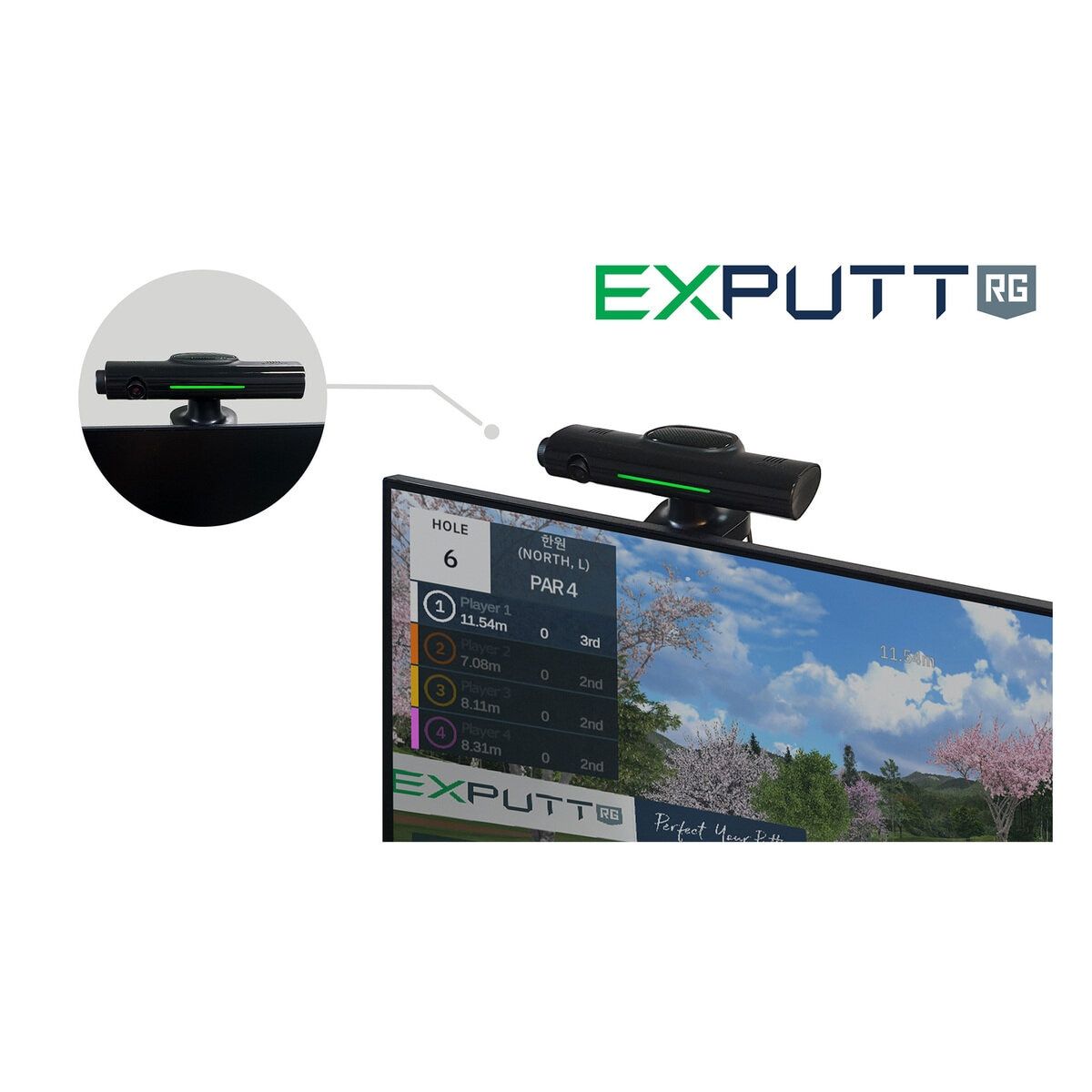 EXPUTT パターゴルフシミュレーター EX500D EXPUTT パターゴルフシミュレーター SkyTrak EXPUTT RG EX500D GPRO｜ジープロ