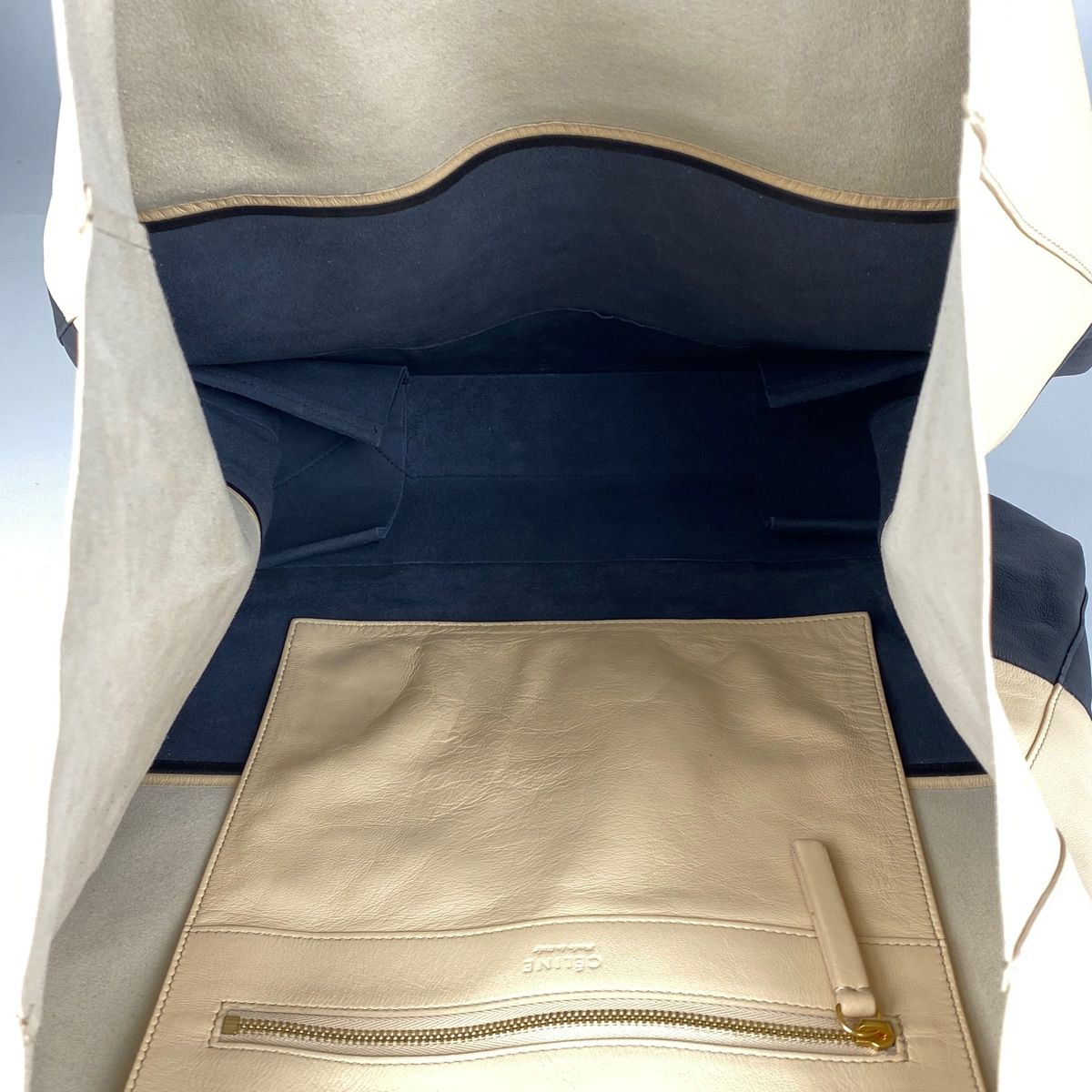 セリーヌ CELINE バーティカル カバ トートバッグ バイカラー