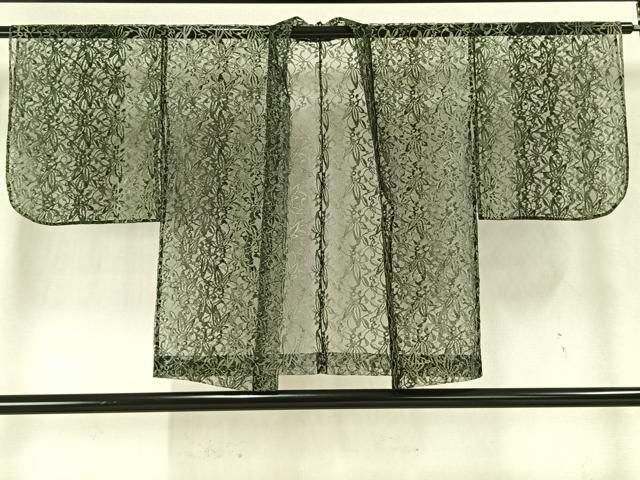 平和屋着物▽羽織 スリーシーズン 春夏秋 塵除け 葉尽くし 正絹 逸品