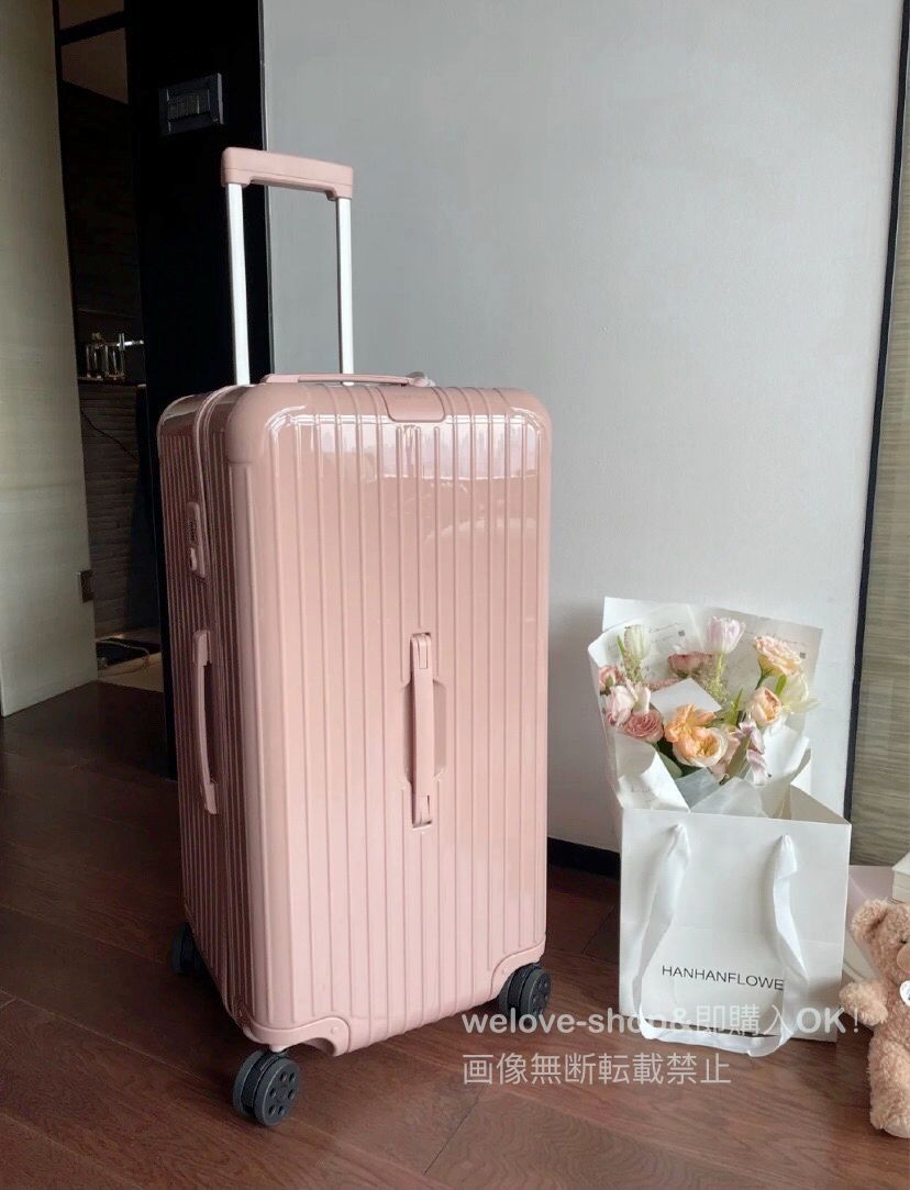 【破損あり】RIMOWA 希少シャンパンゴールド　トパーズ　スーツケース 破損あり】RIMOWA 希少シャンパンゴールド トパーズ スーツ