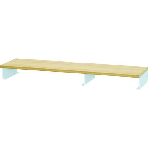 ＴＲＵＳＣＯ 机上ラック ナチュラル天板 白脚 幅９５０