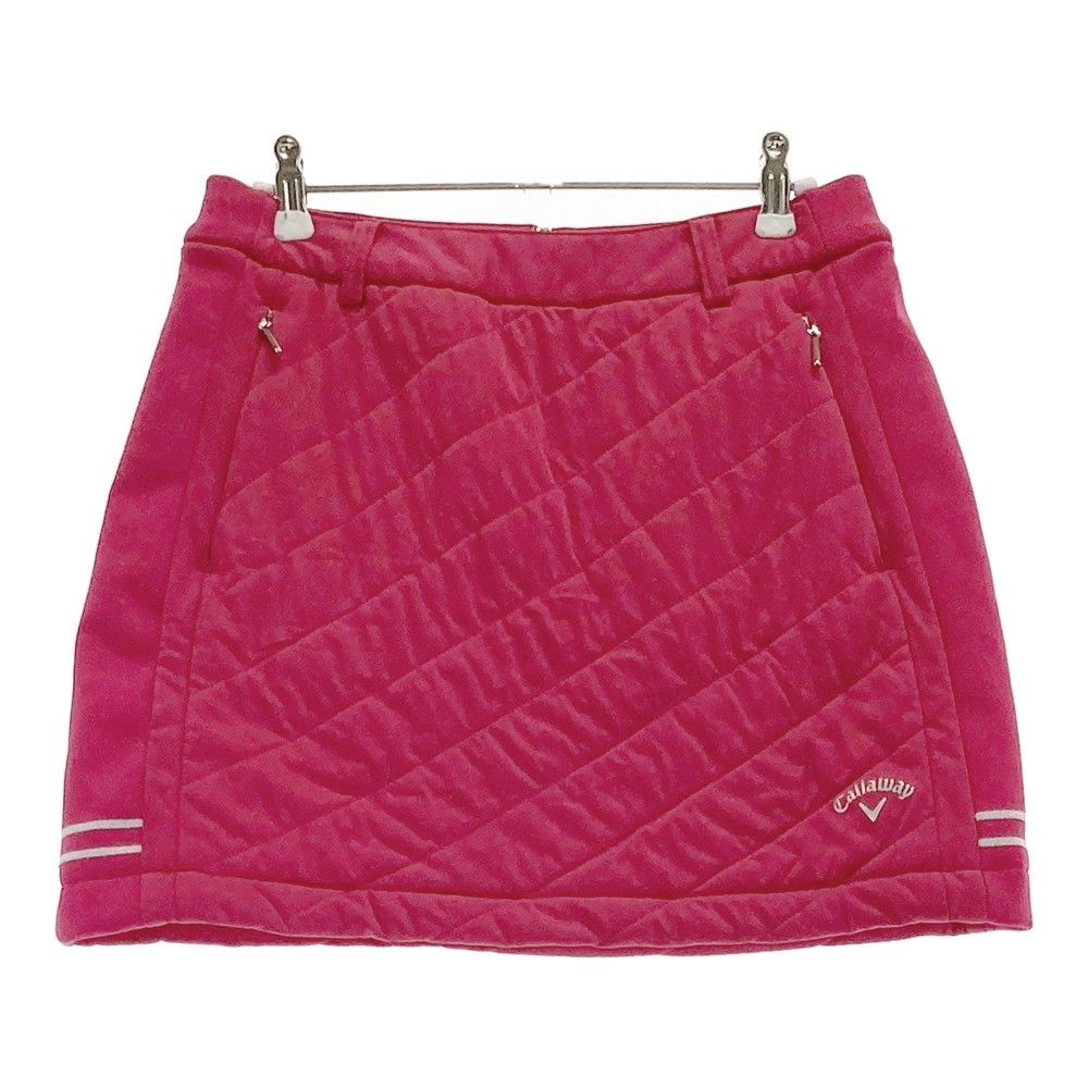 サイズ：M CALLAWAY キャロウェイ 中綿切替 スカート ピンク系