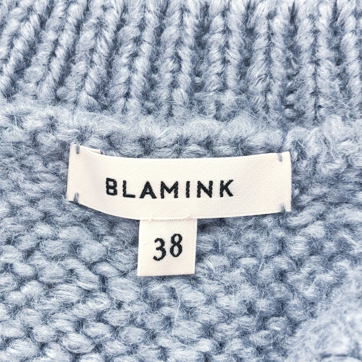 BLAMINK ブラミンク シルクVネックニットベスト 7918-106-0111