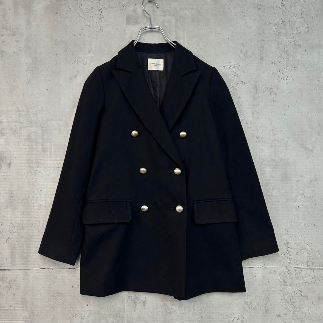 Demi Luxe BEAMS ドライギャバジン 6ボタン ダブルジャケット