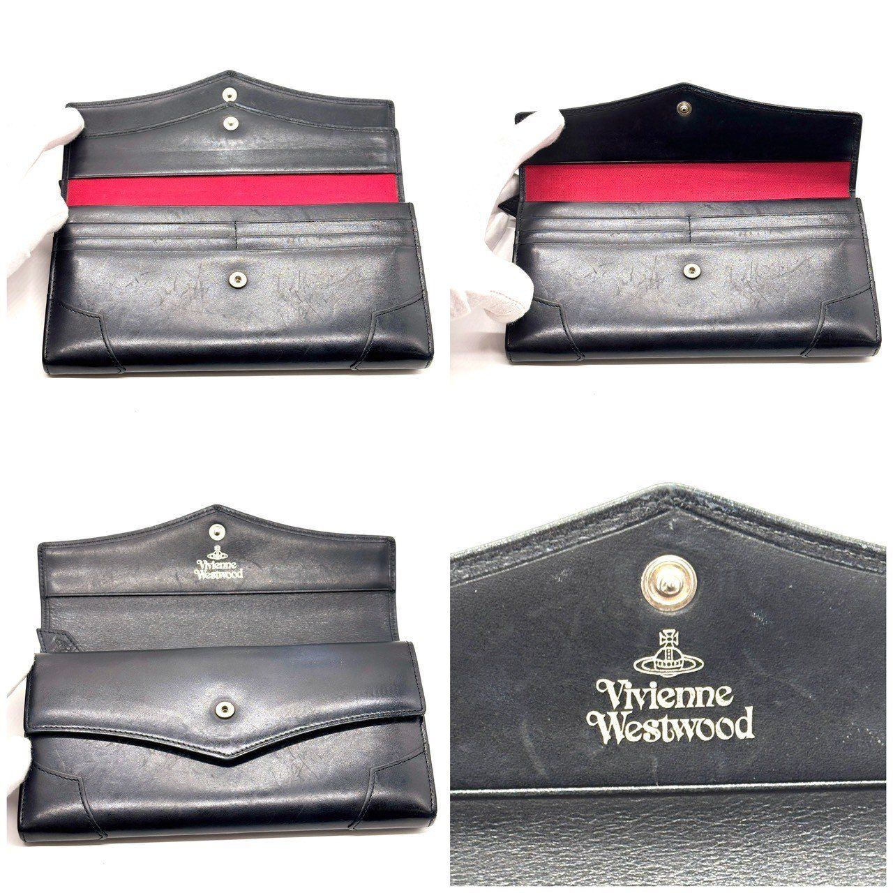 重厚感漂うブラックレザー】 Vivienne Westwood ヴィヴィアン