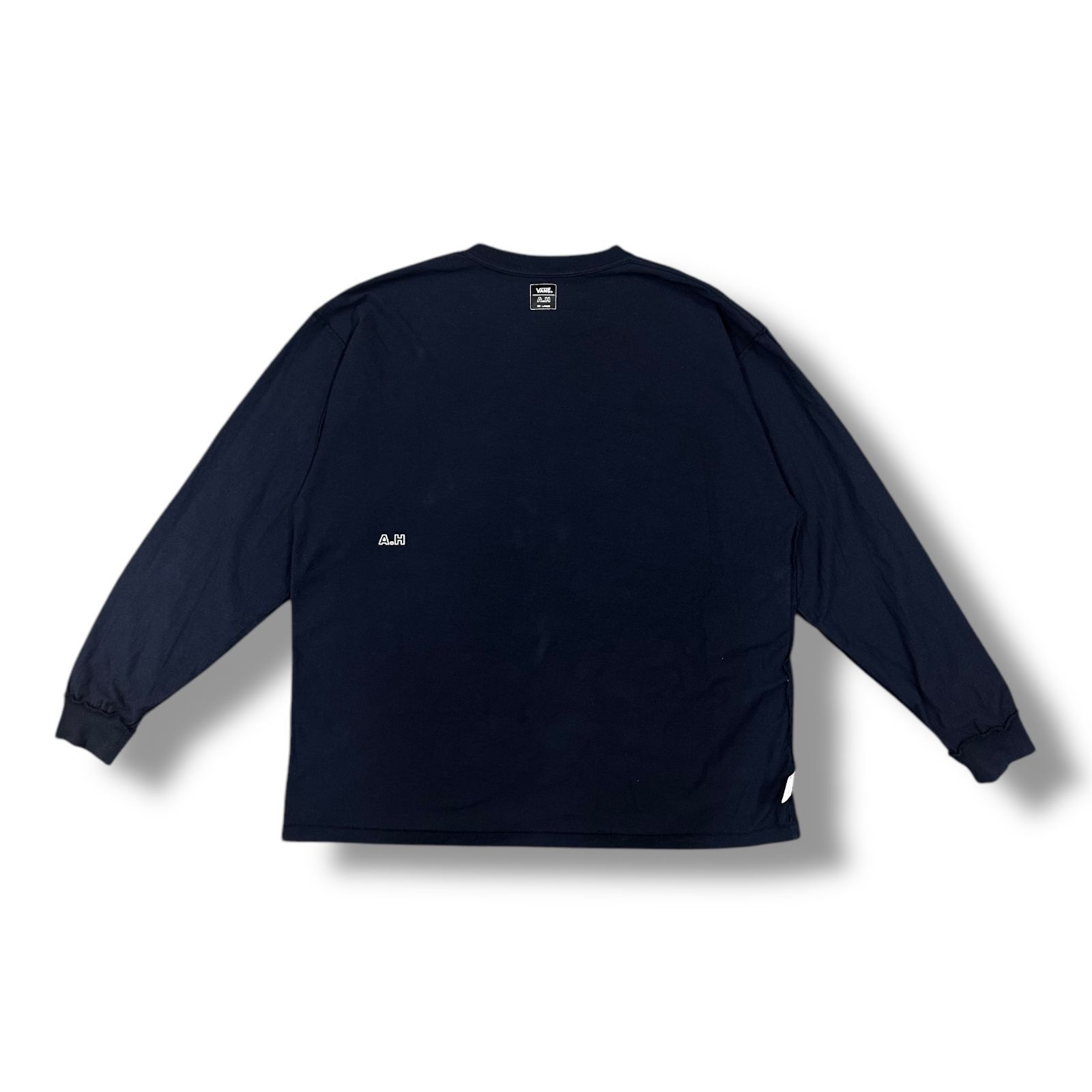 VANS × AH BEAMS 21AW 2Side Long Sleeve T-Shirt 反転ロゴ長袖Tシャツ 