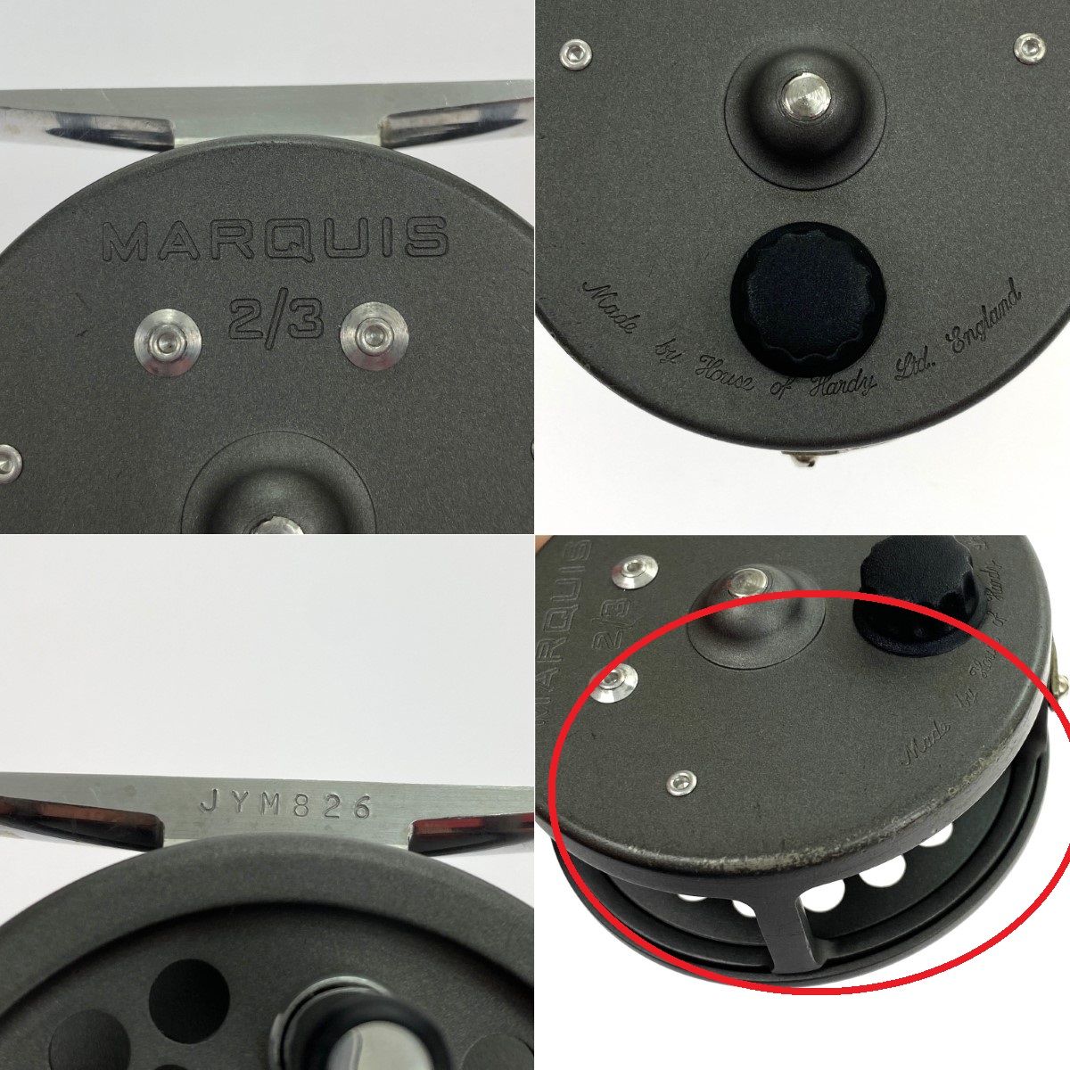 ##HOUSE of HARDY Marquis 2/3 スペアスプール付き フライリール ハーディ マーキス Hardy Bros Marquis #2/3 Fly Reel with Case ハーディ ブロス