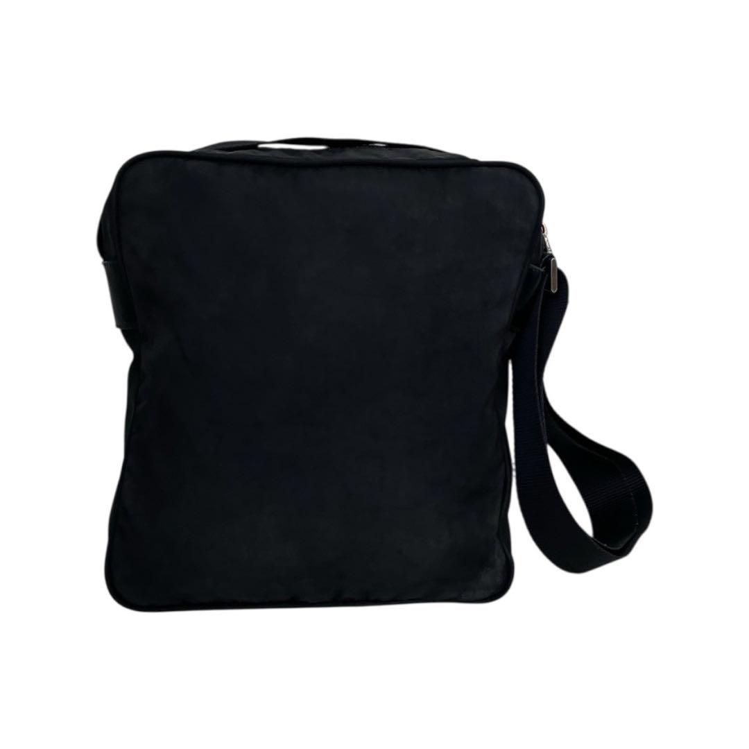 希少 プラダ 三角ロゴ ナイロン 黒 ブラック ショルダーバッグ 4681