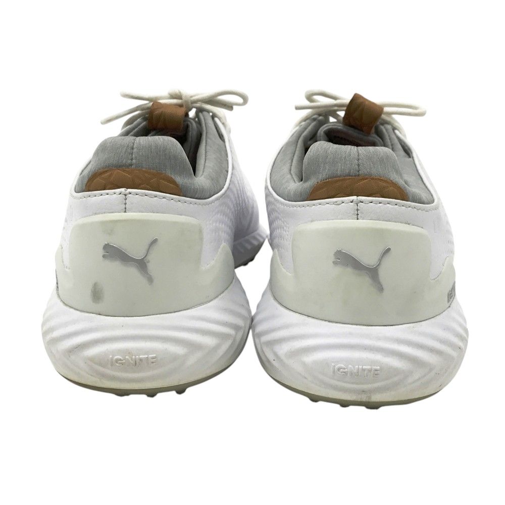 PUMA GOLF プーマゴルフ 190581 ゴルフシューズ イグナイト パワーアダプト  ホワイト系 25.5 [240101433817] ゴルフウェア メンズ ストスト PUMA GOLF プーマゴルフ 190581 ゴルフシューズ イグナイト