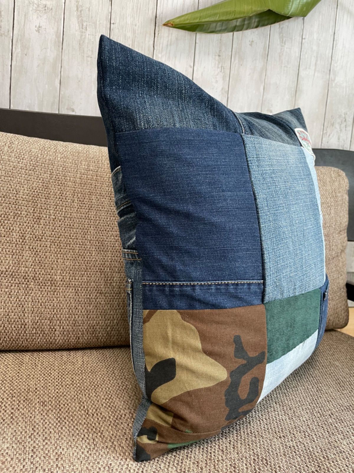 sold!ハンドメイド☆Levi'sデニムリメイククッションカバー 0861651a66d237dabdd975471ad849