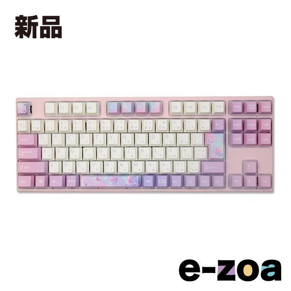 Varmilo アミロ Dreams on Board 胡蝶の夢 92キー 日本語配列キーボード V2 テンキーレス ジャスミン vm-vem92-a030-jasmine 2553000