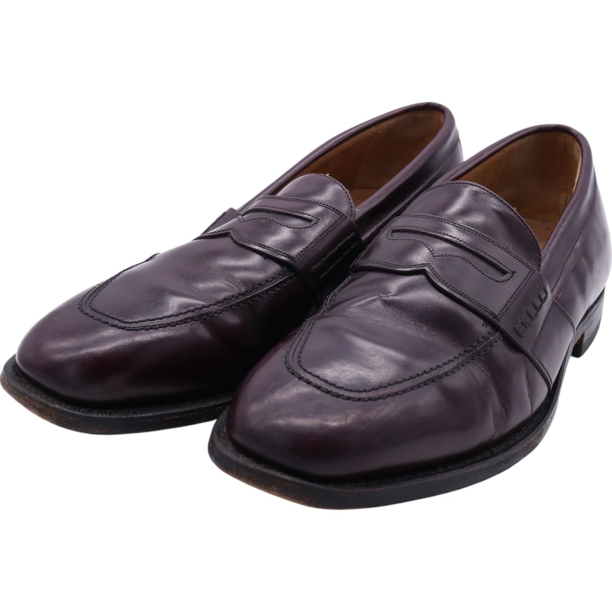 古着 ジョンストンアンドマーフィー JOHNSTON&MURPHY Limited コインローファー USA製 10D メンズ28.0cm相当/saa011959