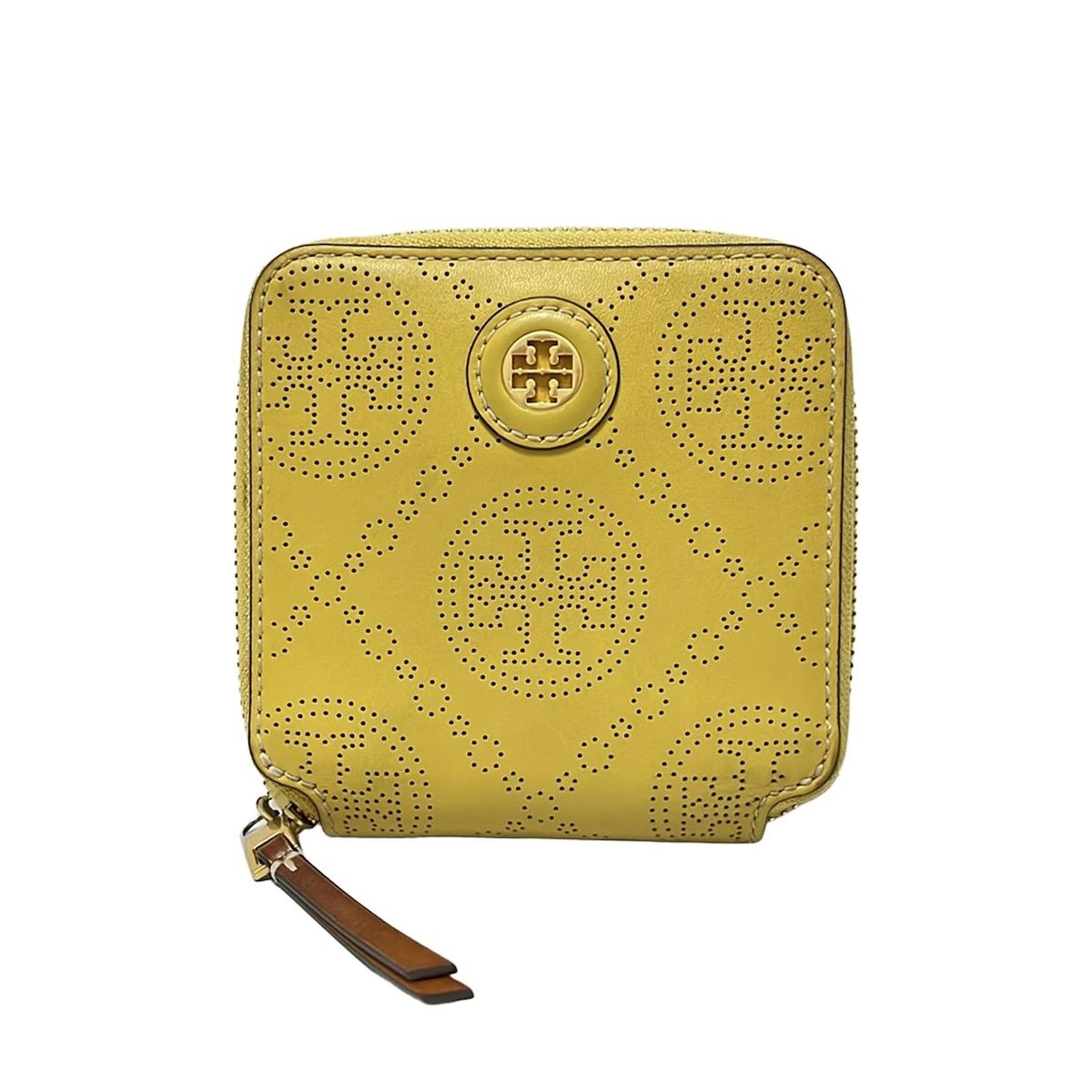 TORY BURCH(トリーバーチ) 2つ折り財布 - ダークイエロー TORY BURCH(トリーバーチ) 2つ折り財布 - ダークイエロー