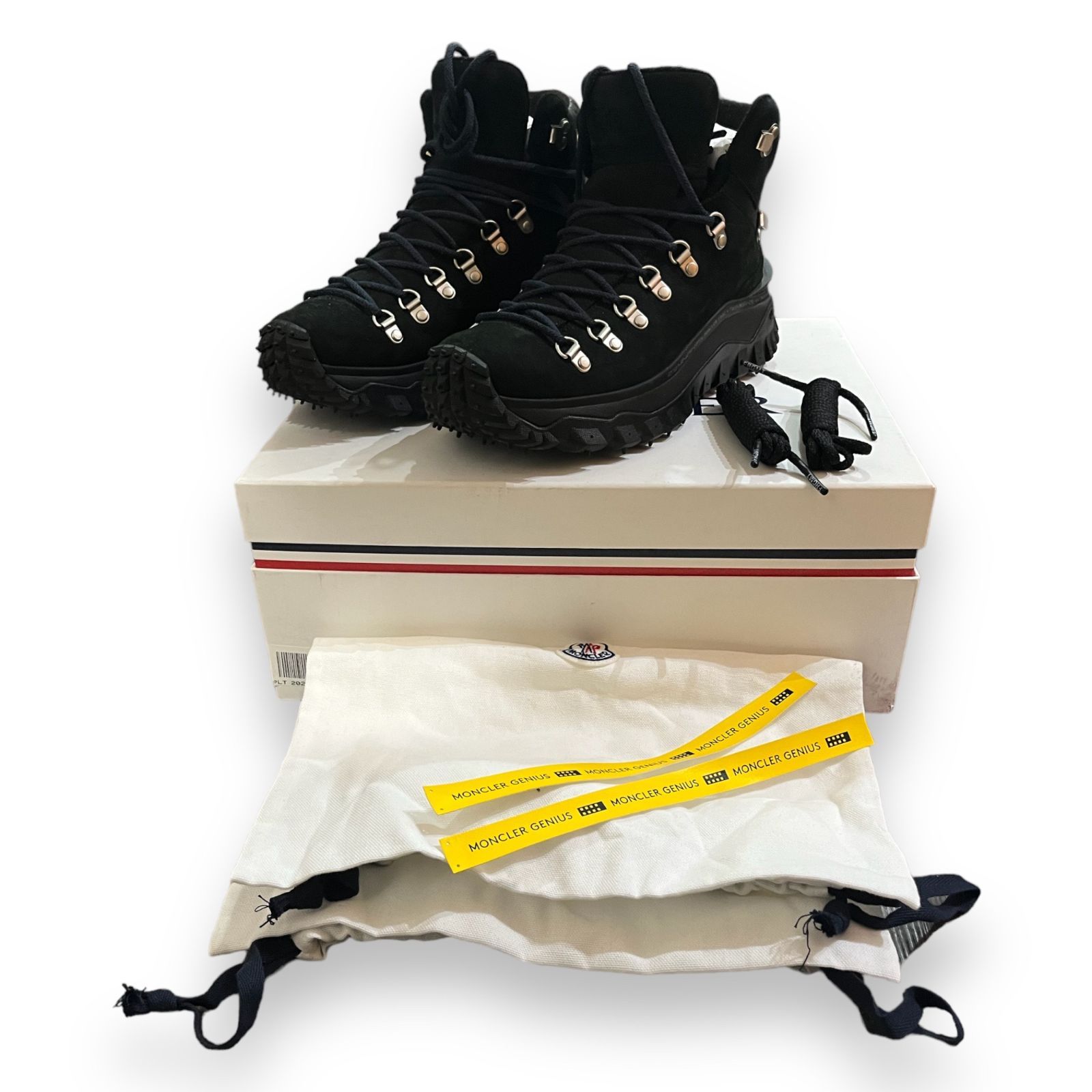 定価114400円 MONCLER FRAGMENT TRAILGRIP HIGH GTX LOW TOP SNEAKERS コラボ トレイルグリップ  トレッキング ブーツ モンクレール フラグメント 41