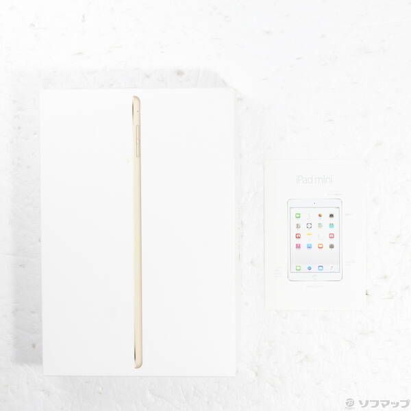 品〕 iPad mini 4 128GB ゴールド MK782J／A 注文 SIMフリー【198】 品