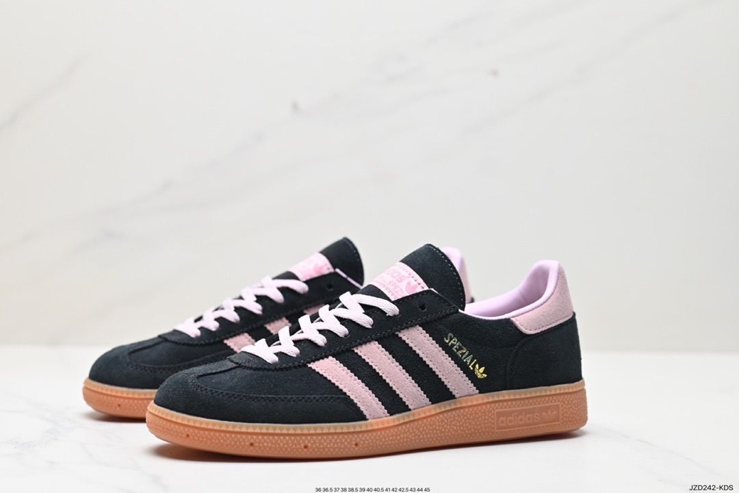 値下げします 新品 adidas HANDBALL SPEZIAL ブラック×ピンク IE5897 箱付