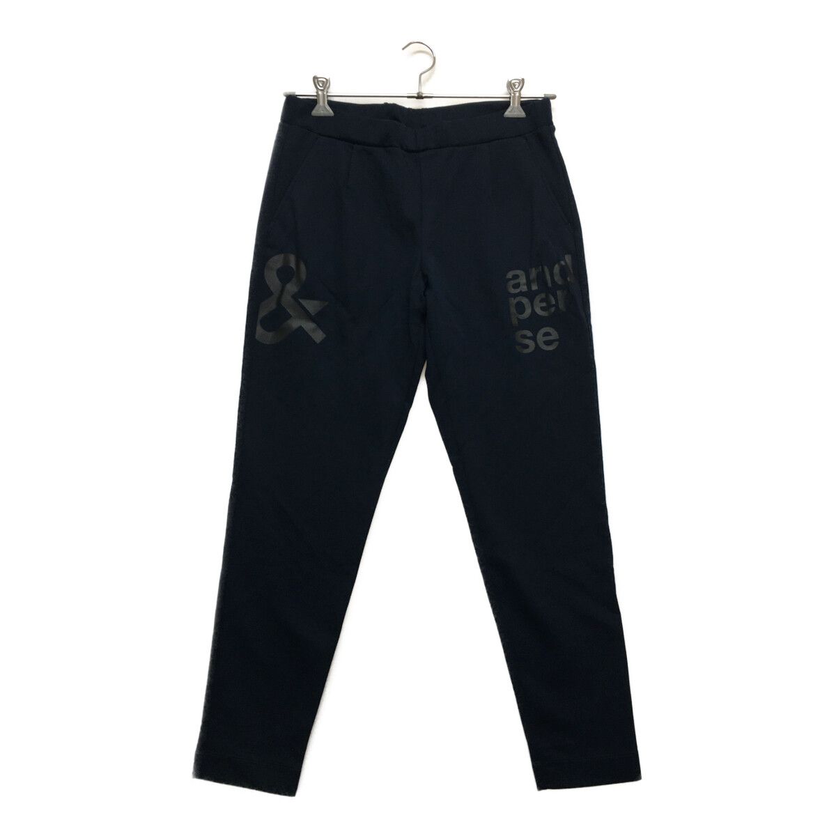 未使用品 レディース アンパスィ and per se パンツ LL 紺 ネイビー