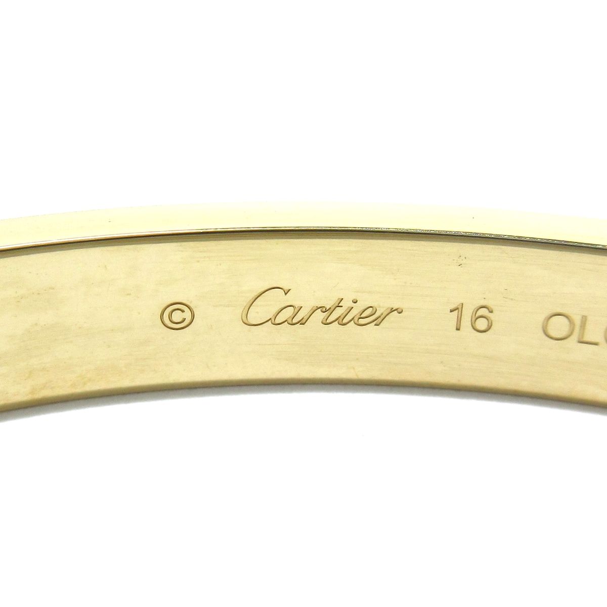 Cartier(カルティエ) バングル 16美品 ラブブレス K18YG 新型 - メルカリ