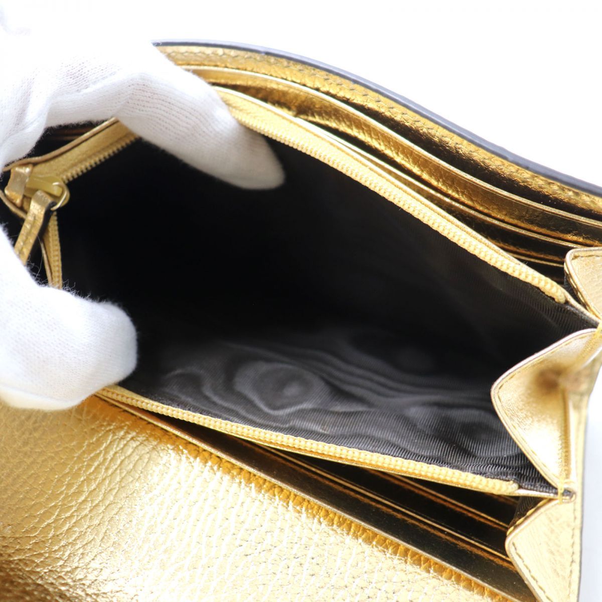 未使用品◎伊製 GUCCI グッチ 456116 レディース GGマーモント GG 