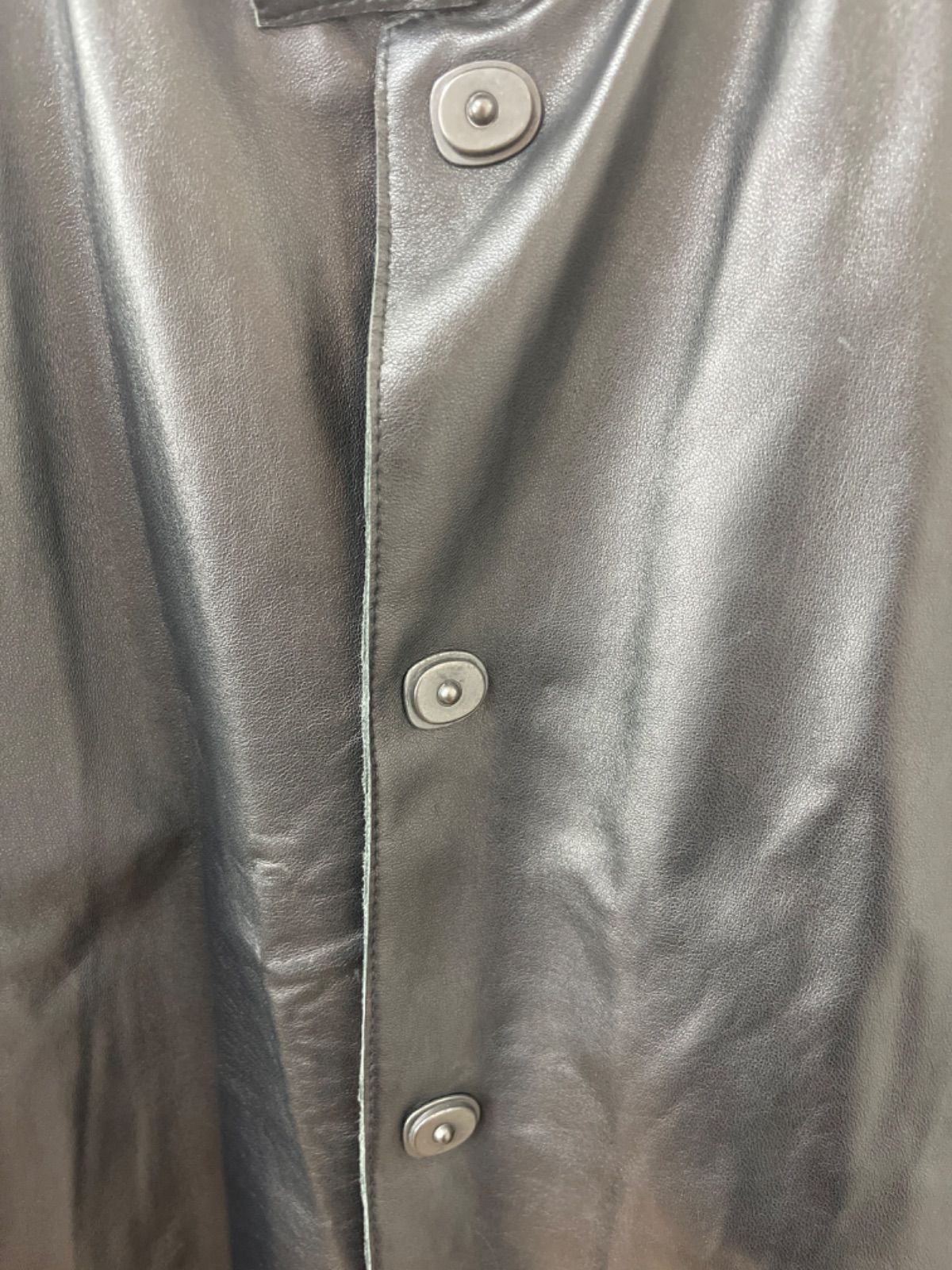 z865 EMPORIO ARMANI エンポリオアルマーニ レザージャケット ブラック