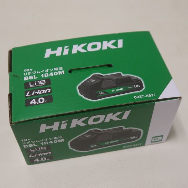 HiKOKI ハイコーキ 18V リチウムイオン電池 BSL1840M 0037-8677 未使用 