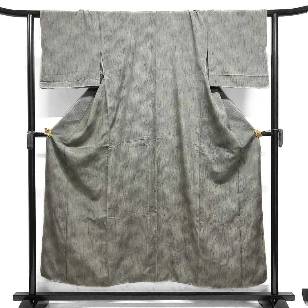 未着用 付け下げ 陶彩染 抽象模様 パープル お洒落 着物 014a dの通販 