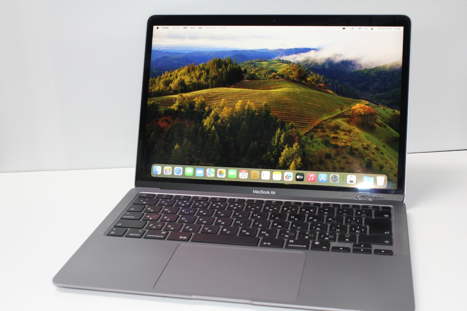  【現状品】MacBook Air（M1,2020）256GB/16GB〈MGN63J/A〉⑥ MacBook本体