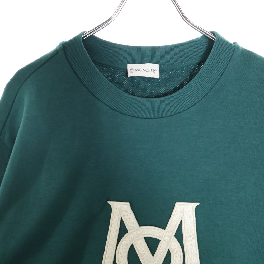 MONCLER (モンクレール) 23AW FELPA GIROCOLLO ロゴ刺繍 クルーネック