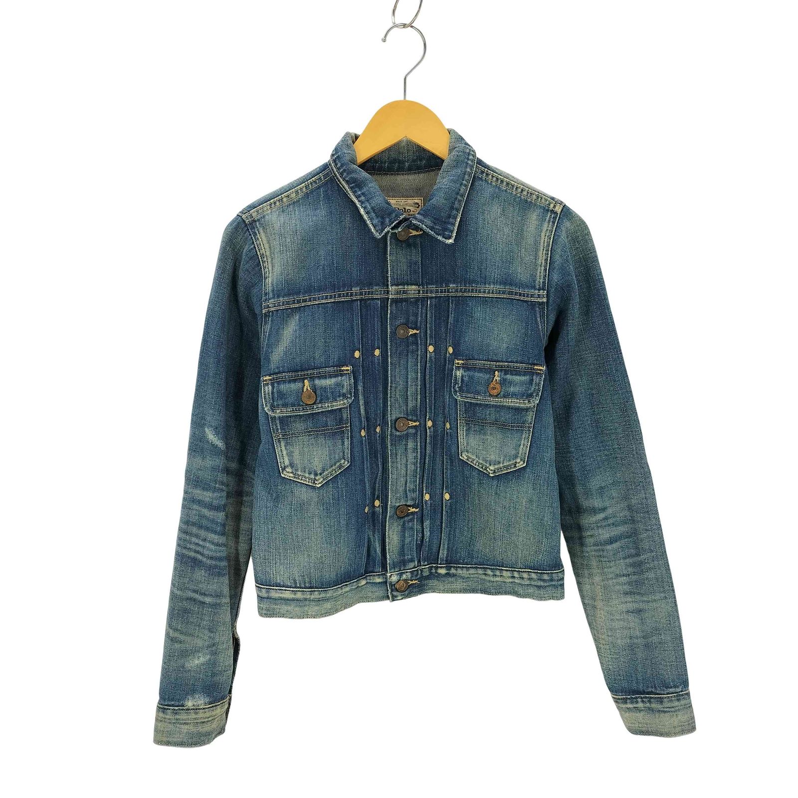 ポロラルフローレン POLO RALPH LAUREN 2nd型 デニムジャケット レディース import XS