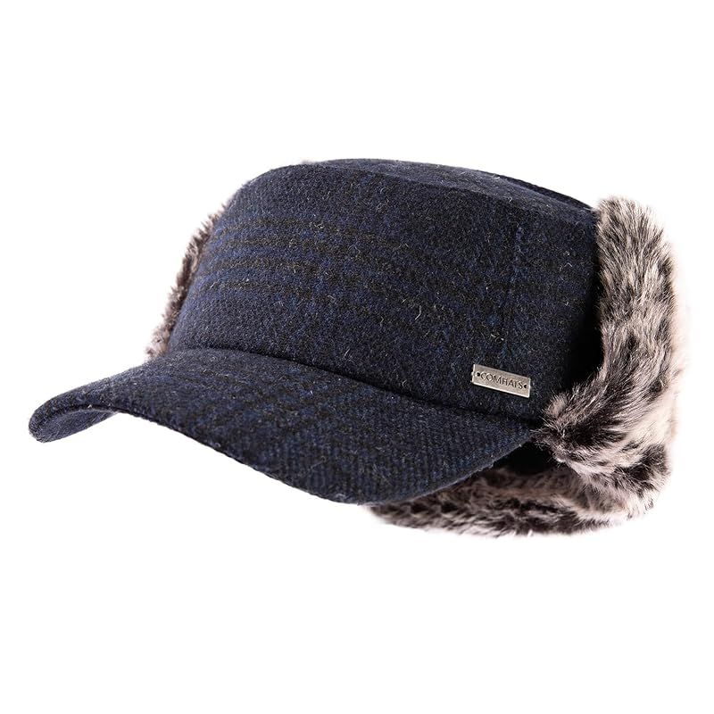 【特価商品】[TOP-EX] キャップ 帽子 耳あて付きキャップ ワークキャップ 防寒帽子 イヤーマフキャップ 作業帽子 ミリタリーキャップ 秋 冬 暖かい メンズ レディース スキー 登山 自転車 大き
