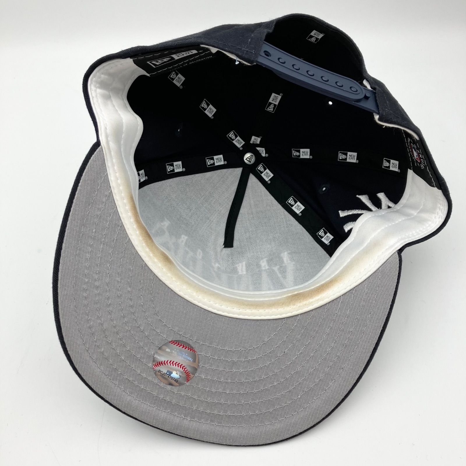 NEW ERA ニューエラ THE GOLFER ニューヨーク ヤンキース NY ベースボール キャップ 帽子 スナップバック ブラック 黒 メンズ ロゴ 刺繍 SG262-13