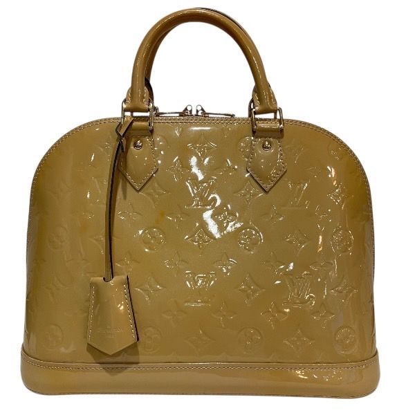 ルイヴィトン Louis Vuitton ヴェルニ アルマPM M90101 シトリン バッグ ハンドバッグ レディース