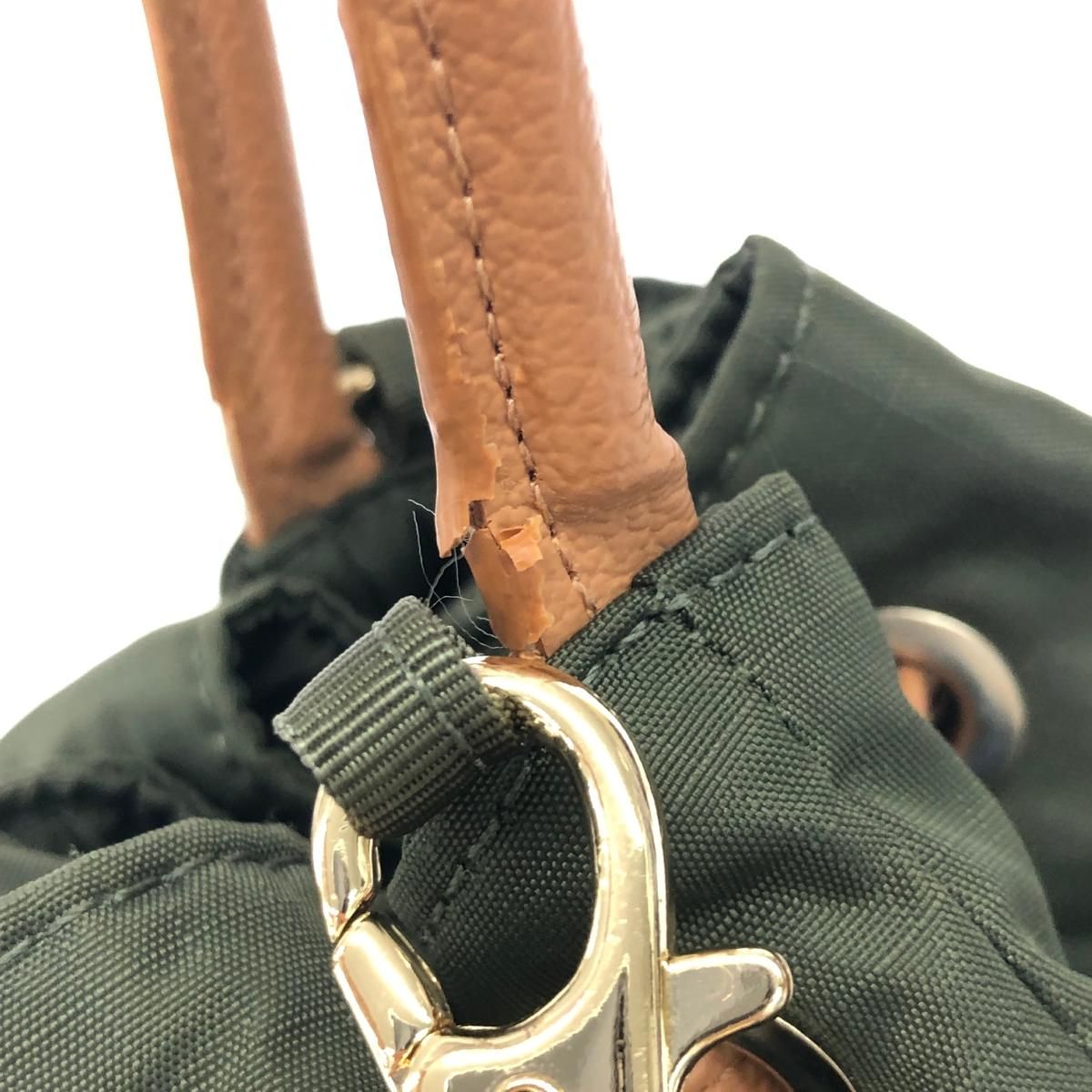 極美品✨️レスポ× メゾンドリーファー ミニボストンバッグ カーキ2way LeSportsac レスポートサック メゾンドリーファー 2WAYバッグ