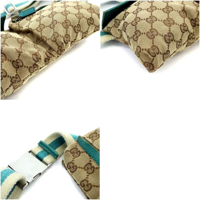 グッチ GUCCI シェリーライン 28566 ウエストポーチ ボディバッグ GG