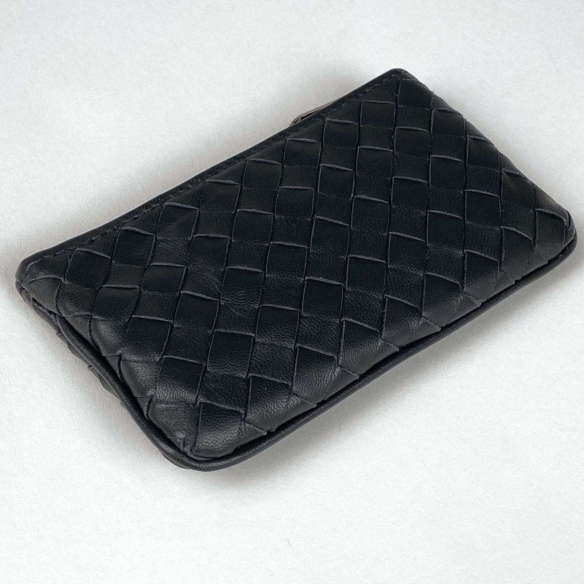 ボッテガヴェネタ BOTTEGAVENETA イントレチャート コインケース 小銭入れ キーケース 鍵 コインケース レザー ブラック レディース