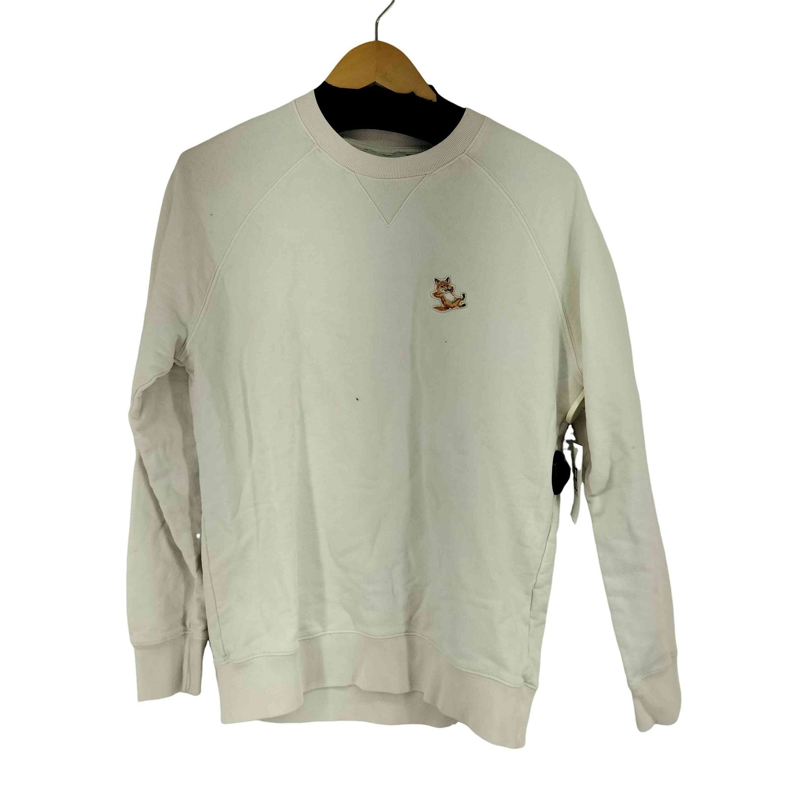 メゾンキツネ MAISON KITSUNE チラックスフォックス パッチ クラシック スウェットシャツ メンズ JPN：M 
