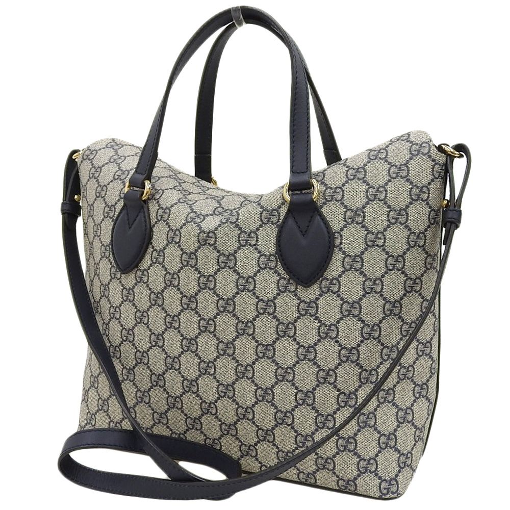 本物保証】 布袋付 超美品 グッチ GUCCI GGスプリーム 2WAY