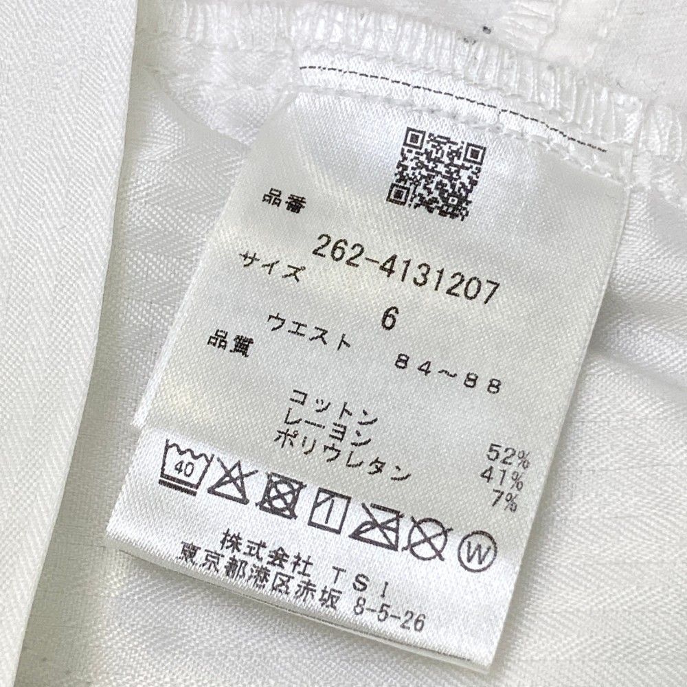ジャックバニー　ゴルフパンツ　サイズ6 Jack Bunny ホワイトパンツ サイズ6（XL） Jack Bunny