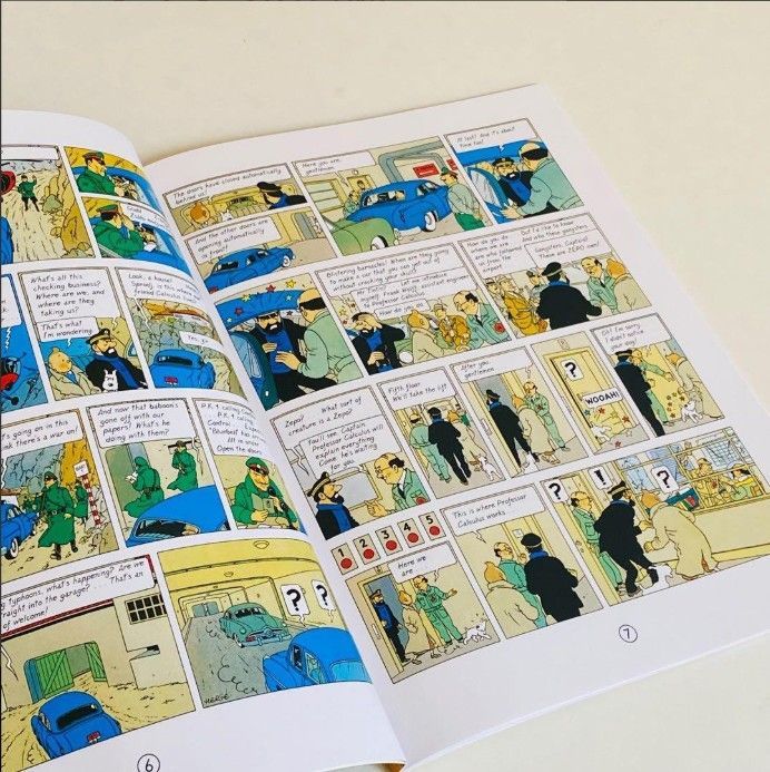 The adventures of TinTin タンタンの冒険 英語コミックス 多読 おうち